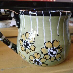 OAK COFFEE HAND PAINTED